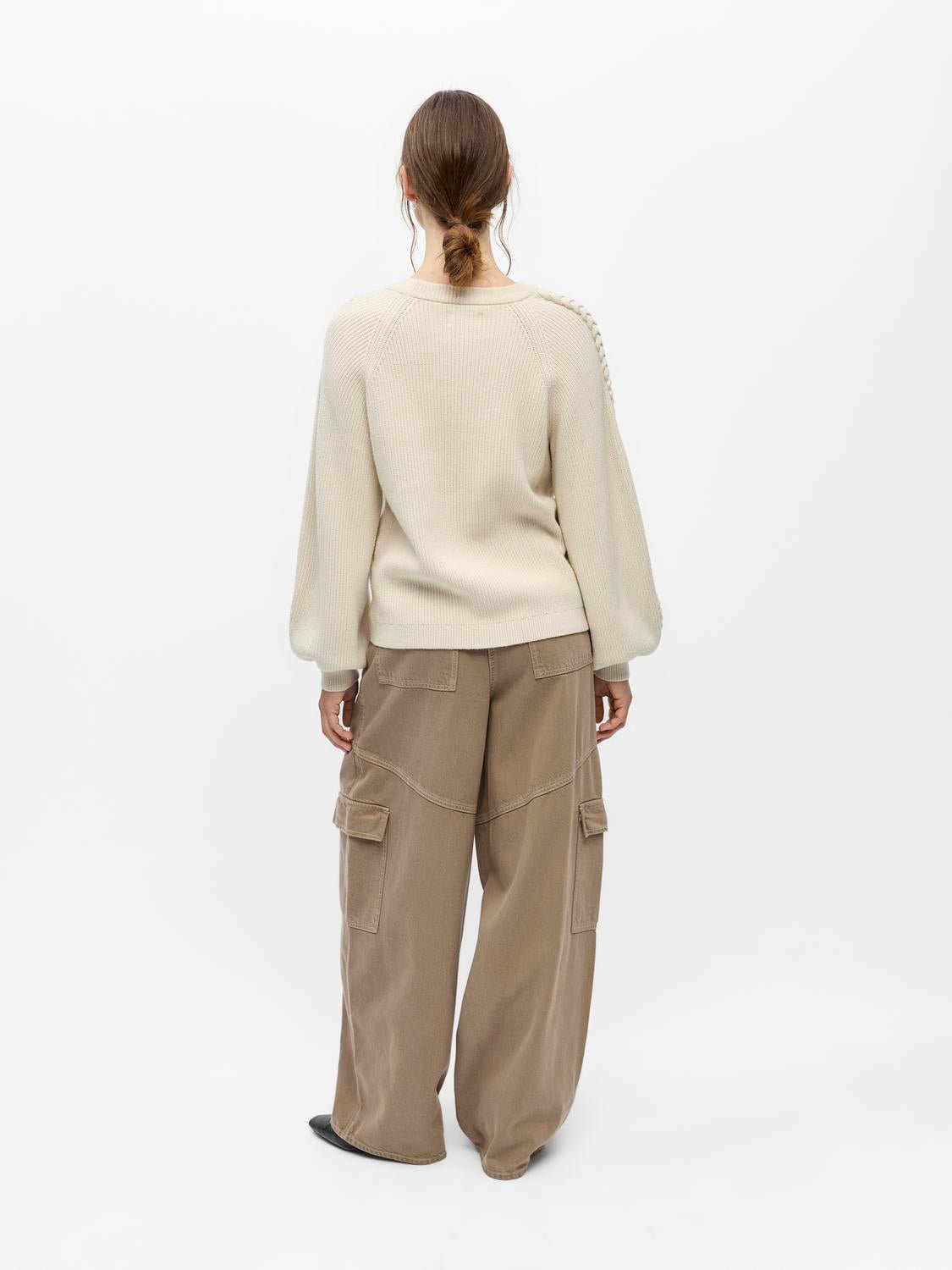 OBJHANNAH Pullover - Birch - VERO MODA & VILA Bergvik
